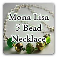 Mona Lisa 5 Bead Necklace Tutorial - Digital Download