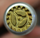 Leonardo Watch Gear Brass Imprinter