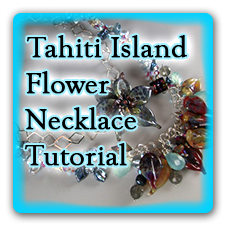 Tahiti Island Flower Necklace Tutorial - Digital Download